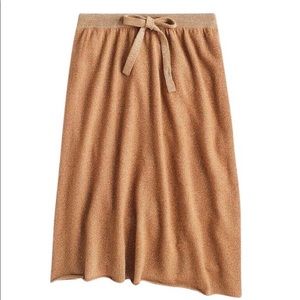 J. Crew Demylee Lurex Metallic Thread Cashmere